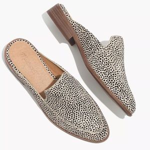 Madewell Francis Loafer Mule in Spotted Calf Hair
